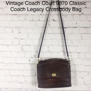 Vintage Coach Court Bag 9870 Classic Coach Legacy